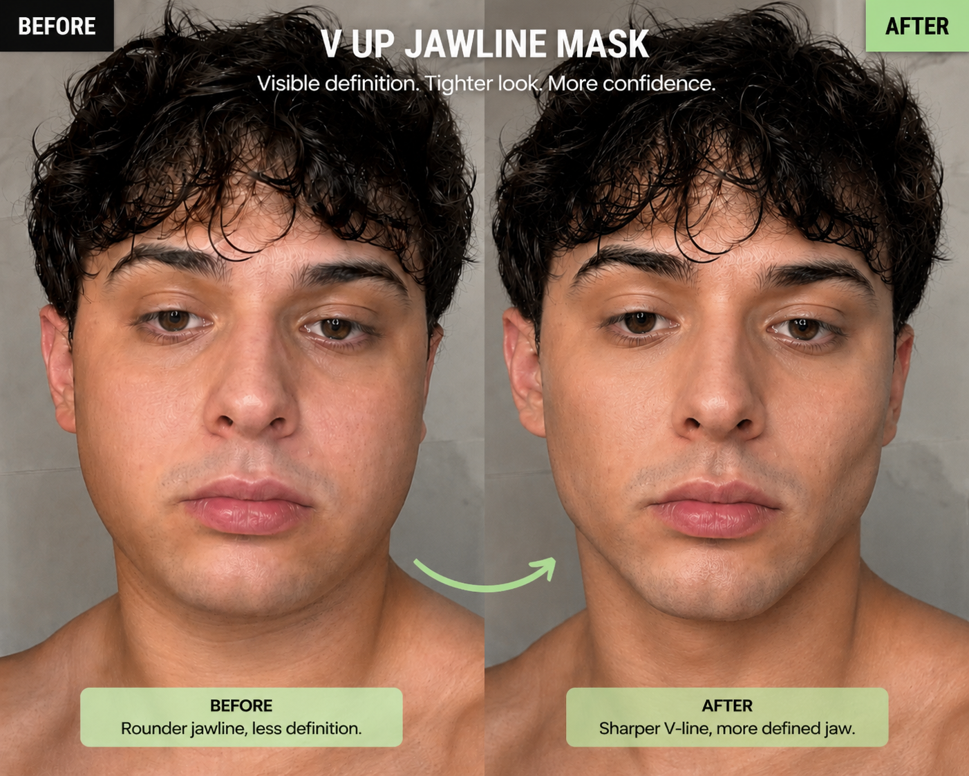 Jawlin™ Cooling V-Up De-Puffing Mask